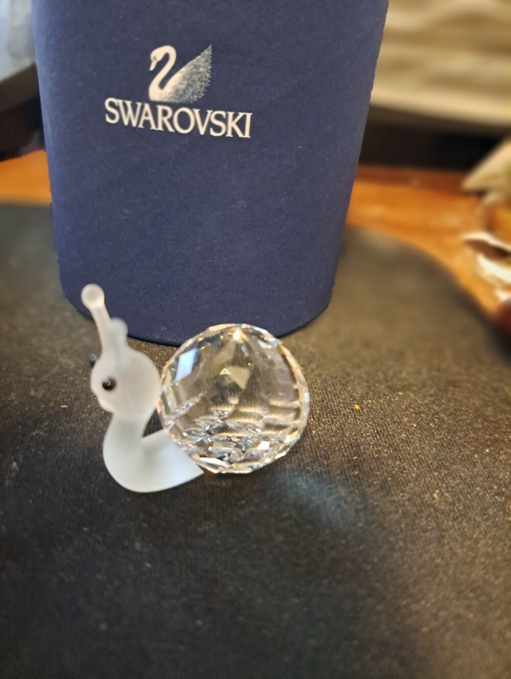 Swarovski Crystal Vintage Little Snail Excellent 7648